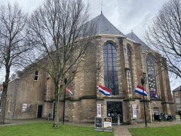 East side of the Nieuwkerk church at the Torenstraat street