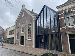 Front of the Kunstkerk museum at the Museumstraat street