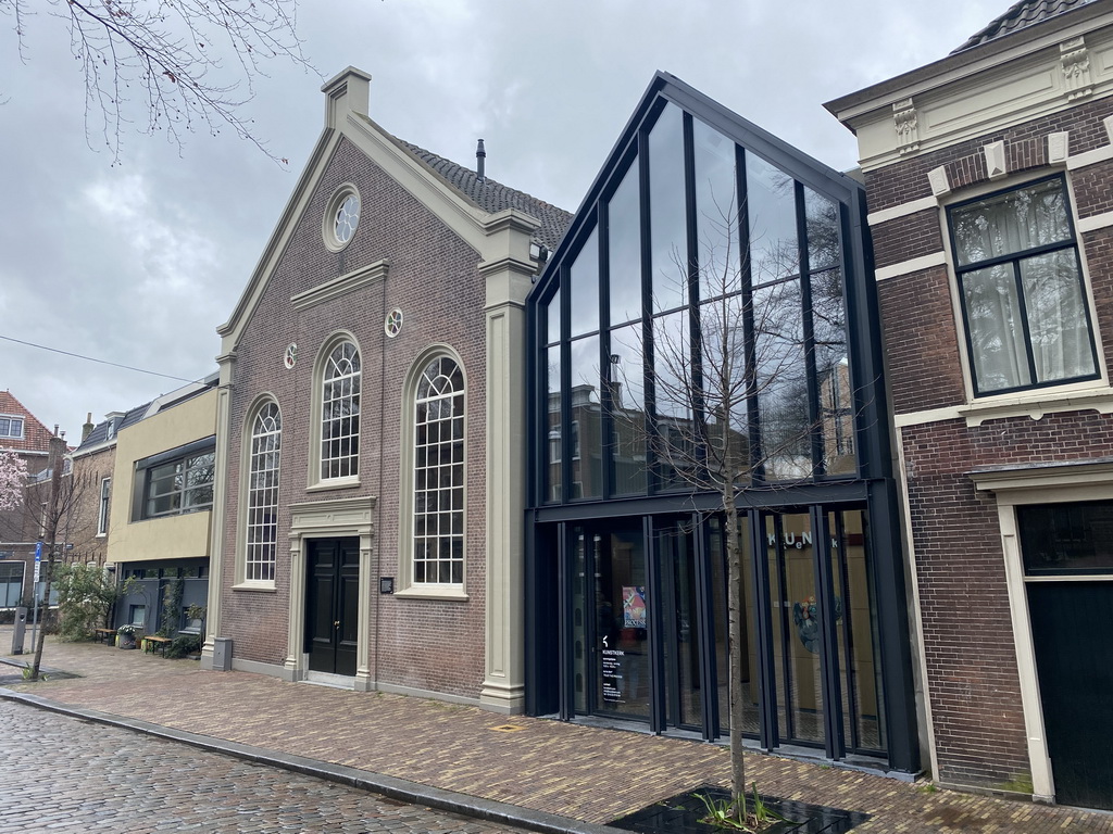 Front of the Kunstkerk museum at the Museumstraat street