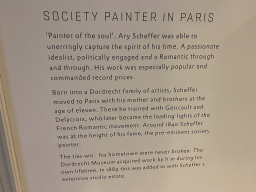 Information on Ary Scheffer at the Ground Floor of the Dordrechts Museum