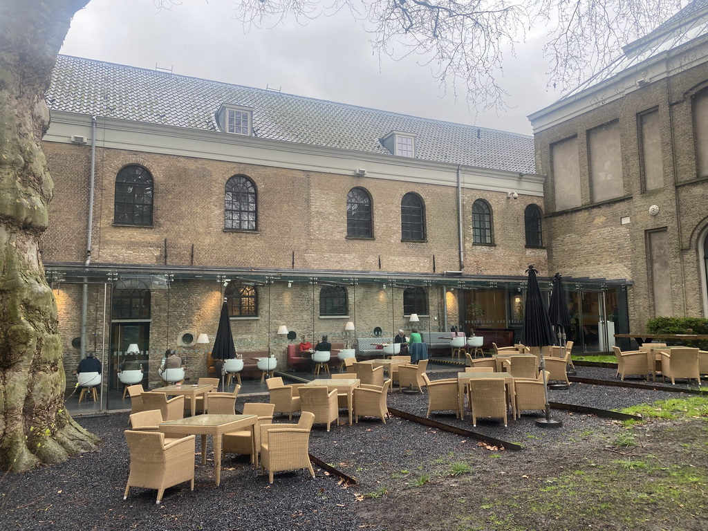 Garden and restaurant of the Dordrechts Museum