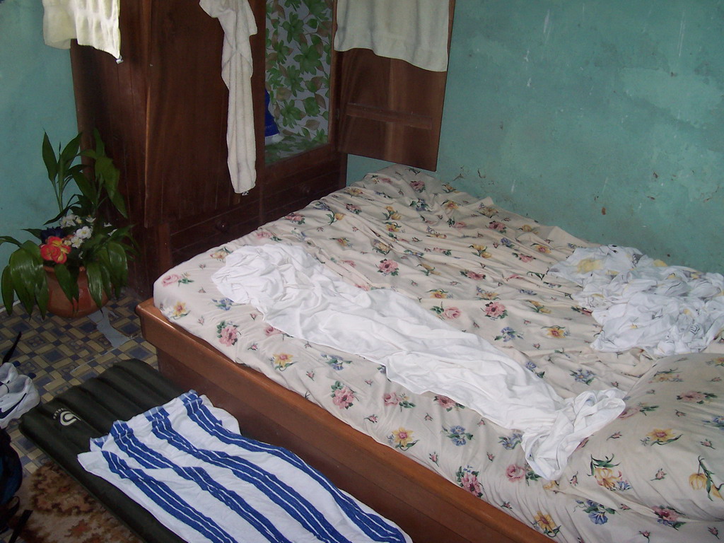 Our bedroom at our friend`s house