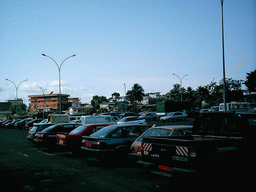 Parking lot at the Douala Railway Station