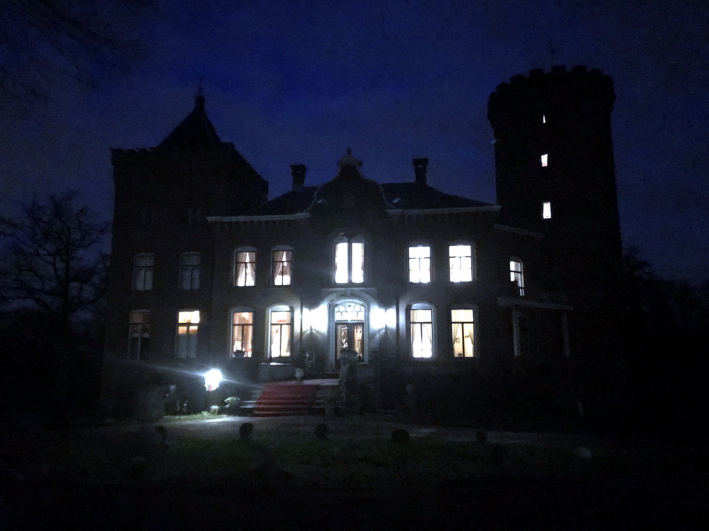 Front of Castle Sterkenburg, by night