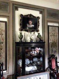 Cabinet in the area at the upper end of the main staircase of Castle Sterkenburg