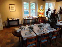 Breakfast buffet in the Tuinmanshuis building of Castle Sterkenburg