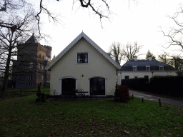 Castle Sterkenburg with its Tuinmanshuis and Koetshuis buildings