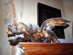 Statue in the Uilenkamer room in the Tower of Castle Sterkenburg