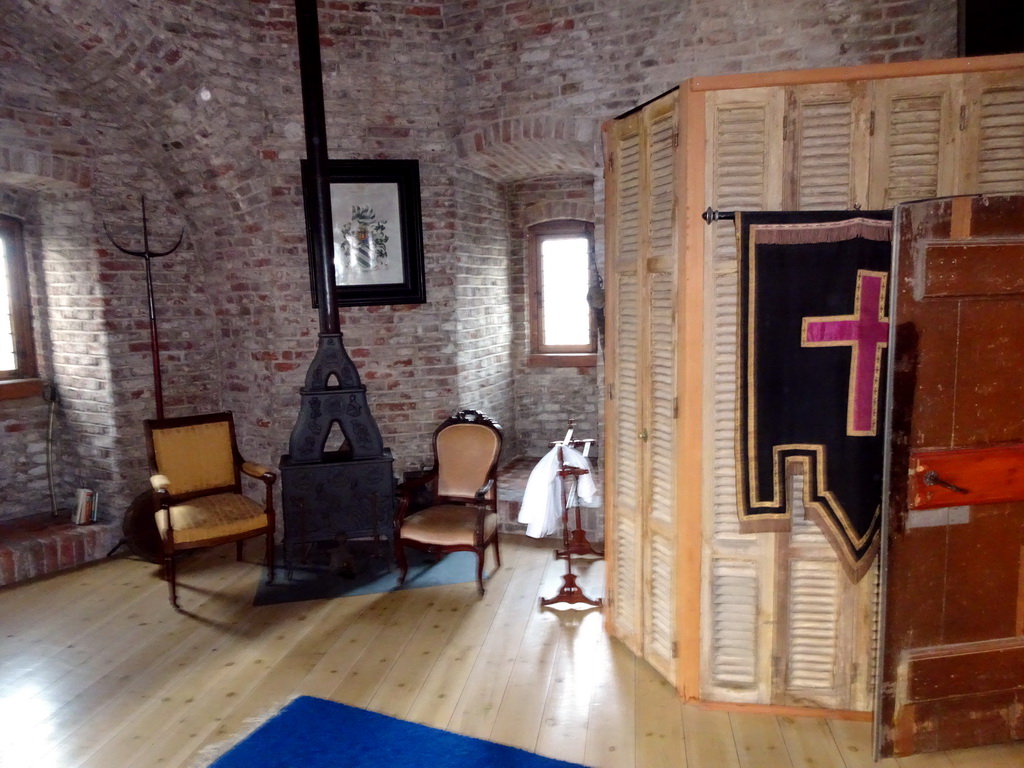 Interior of the Torenvalkkamer room in the Tower of Castle Sterkenburg