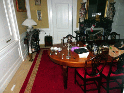 Interior of the Eetkamer room at the ground floor of Castle Sterkenburg