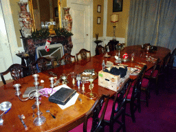 Interior of the Eetkamer room at the ground floor of Castle Sterkenburg