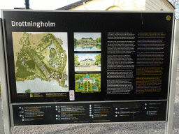 Map and information on the Drottningholm Palace area