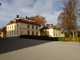 Back side of the Church Pavilion and the shop of the Drottningholm Palace Theatre at Drottningholm Palace