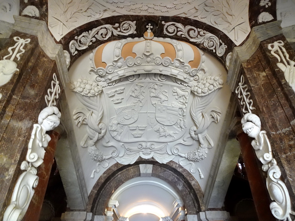 Ceiling of the Main Staircase of Drottningholm Palace