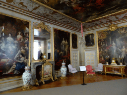 Interior of the Ehrenstrahl Drawing Room at the Lower Floor of Drottningholm Palace