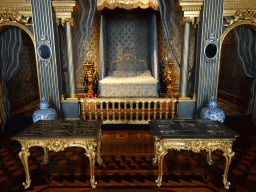 Interior of Hedvig Eleonora`s State Bedchamber at the Lower Floor of Drottningholm Palace