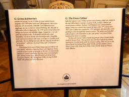 Explanation on the Green Cabinet at the Lower Floor of Drottningholm Palace