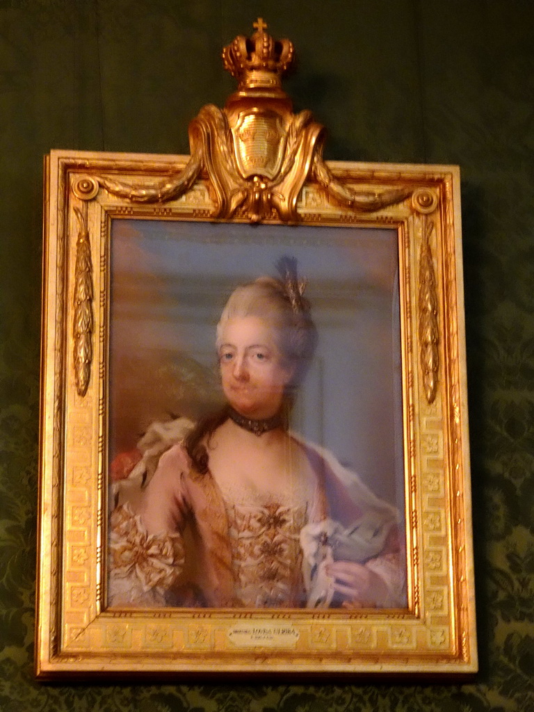 Portrait of Queen Lovisa Ulrika at the Green Cabinet at the Lower Floor of Drottningholm Palace