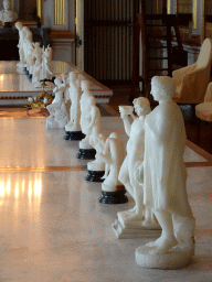 Statues at the Library at the Lower Floor of Drottningholm Palace