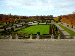 The Garden of Drottningholm Palace, viewed from the Library at the Lower Floor of Drottningholm Palace