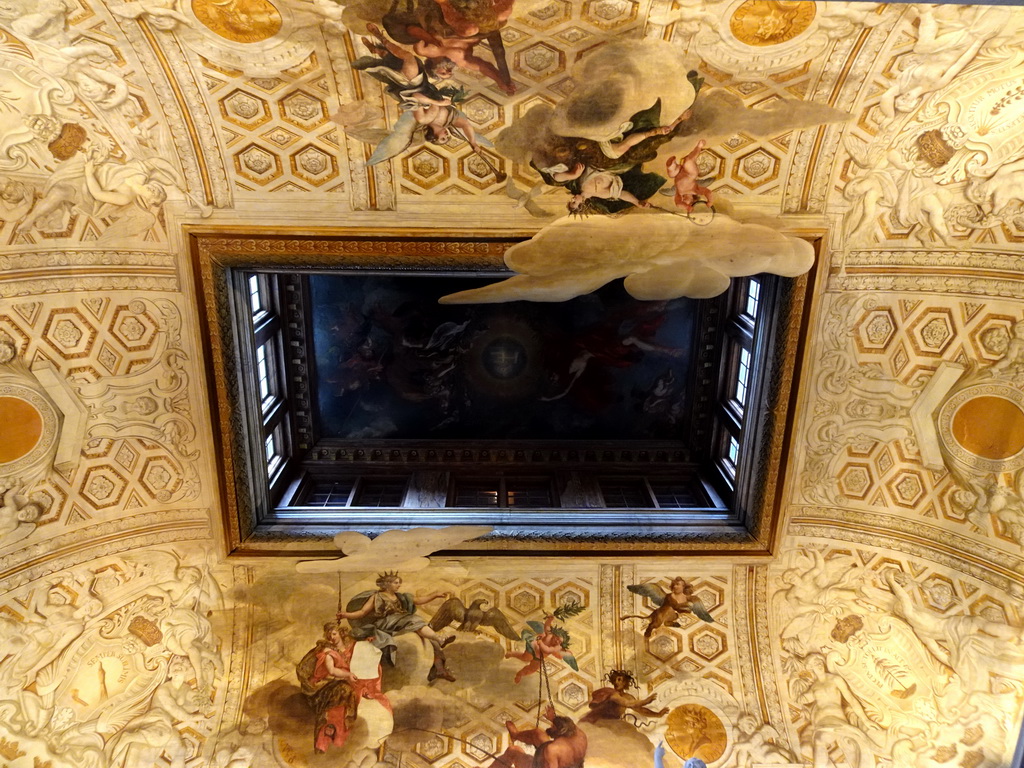Ceiling of the Main Staircase of Drottningholm Palace