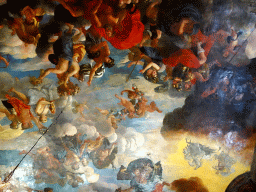 Fresco at the ceiling of the Hall of State at the Upper Floor of Drottningholm Palace