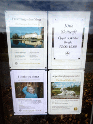 Information on Drottningholm Palace, at the Garden