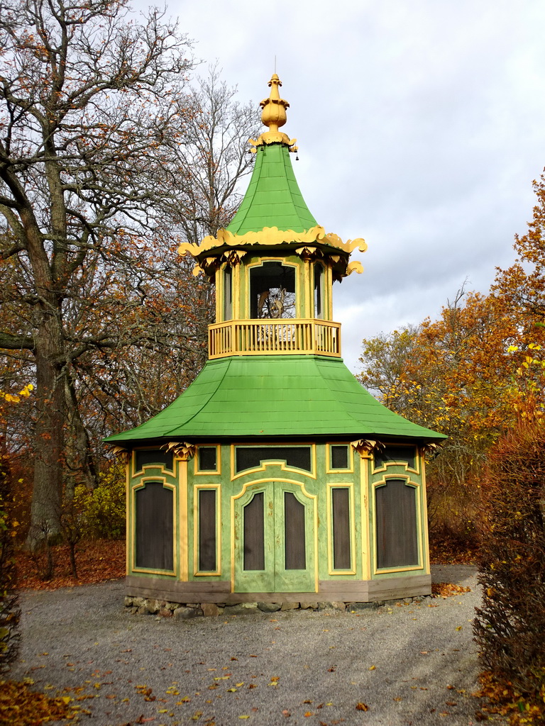 Aviary at the Chinese Pavilion at the Garden of Drottningholm Palace