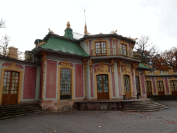 Front of the Main Building at the Chinese Pavilion at the Garden of Drottningholm Palace