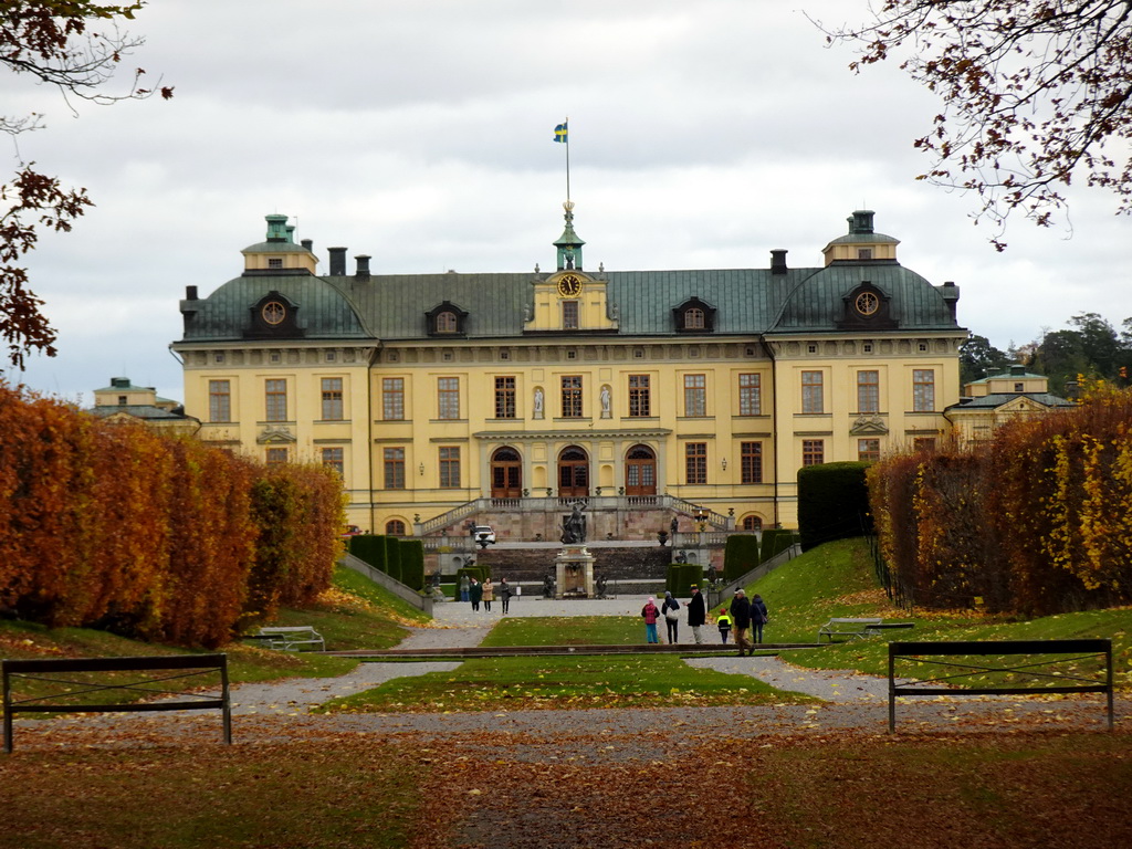 Front of Drottningholm Palace, viewed from the west side of the Garden
