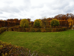 Grassland and trees in the Garden of Drottningholm Palace