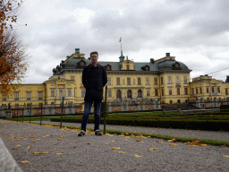 Tim in front of Drottningholm Palace