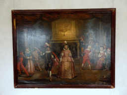 Painting at a room at the east side of the Drottningholm Palace Theatre