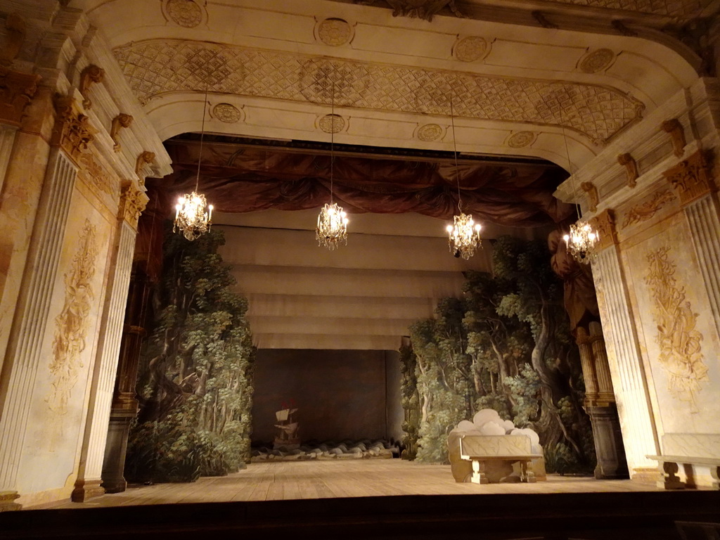 Stage at the Auditorium of the Drottningholm Palace Theatre