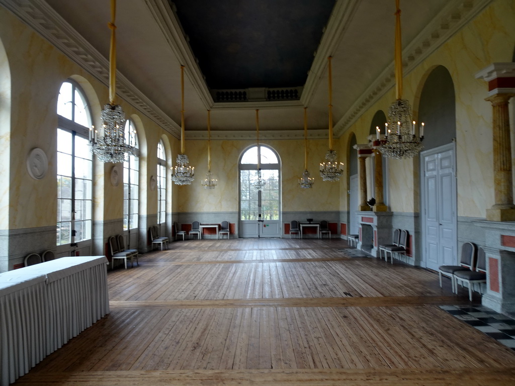 Interior of the Déjeuner Salon of the Drottningholm Palace Theatre