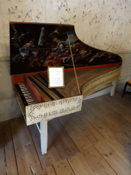 Piano at a room at the southwest side of the Drottningholm Palace Theatre