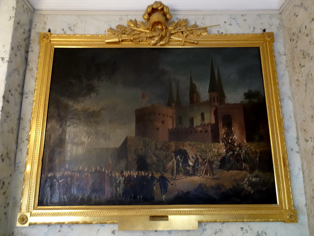 Painting at a room at the southwest side of the Drottningholm Palace Theatre