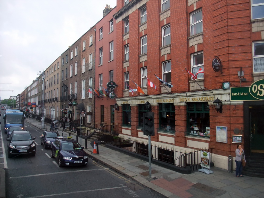 Gardiner Street Lower, viewed from the Airline Express bus from the airport