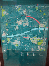 Map of Temple Bar and surroundings