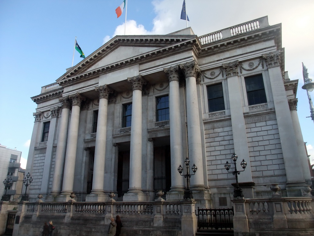 Front of City Hall at Dame Street