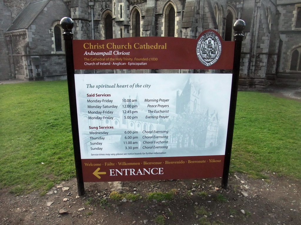 Information on Christ Church Cathedral