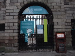 Northeast gate to Dublin Castle at Palace Street