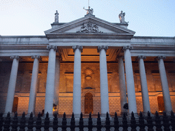 The south side of the Irish Houses of Parliament (Bank of Ireland) at College Green