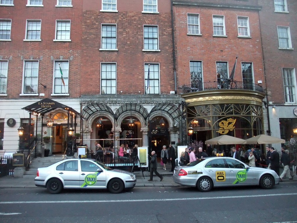 Front of the La Stampa Hotel at Dawson Street