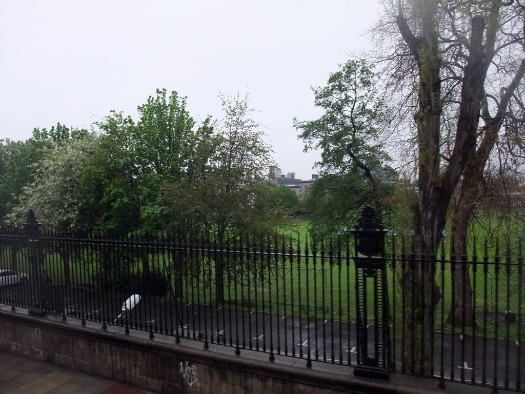 College Park at Trinity College Dublin, viewed from the sightseeing bus