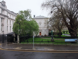 Side of the Natural History Museum at Merrion Street Upper, viewed from the sightseeing bus