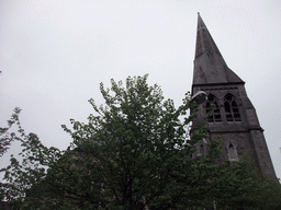 St. Andrew`s Church at Suffolk Street, viewed from the sightseeing bus