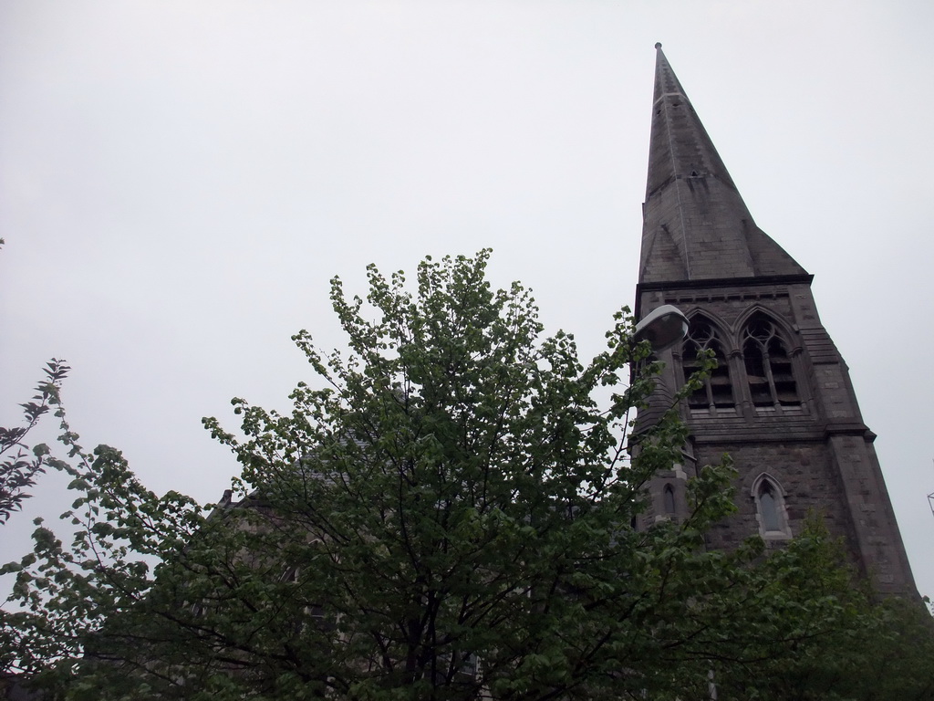 St. Andrew`s Church at Suffolk Street, viewed from the sightseeing bus