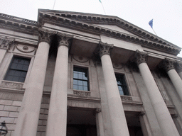 Front of the City Hall at Dame Street, viewed from the sightseeing bus