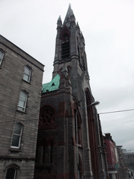 Front of John`s Lane Church at Thomas Street, viewed from the sightseeing bus